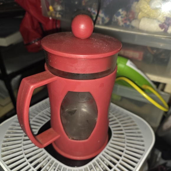 Red French Press Coffee Maker - Picture 5 of 5